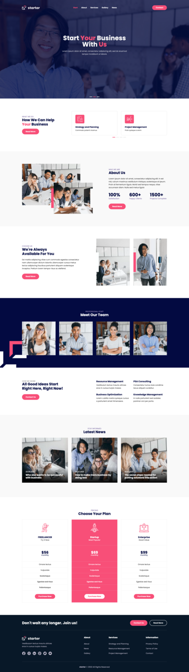 Clean and modern business theme for Contao – Premium Themes for Contao