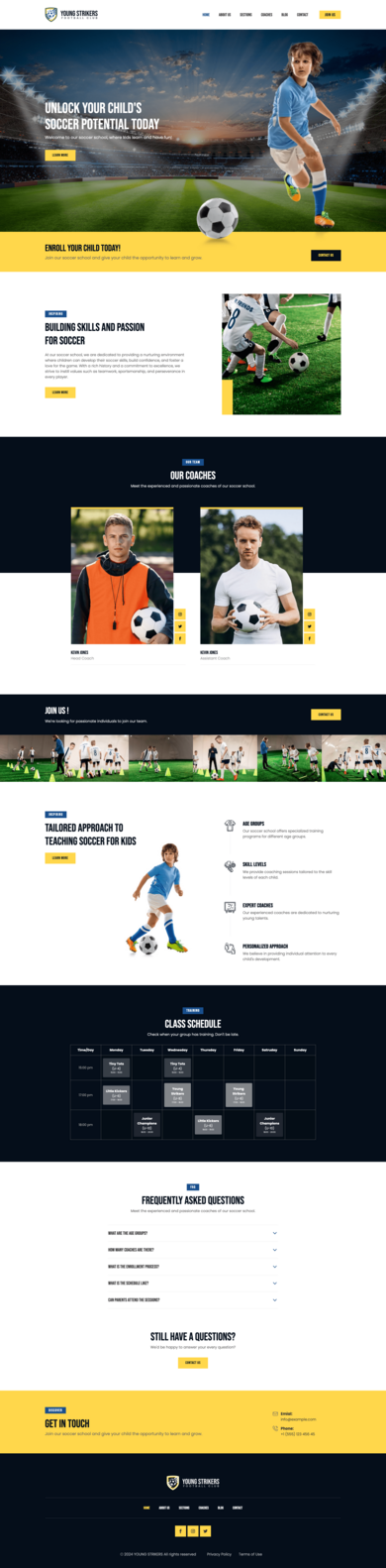 Responsive Contao theme for schools and sports academy – Sport Contao Themes