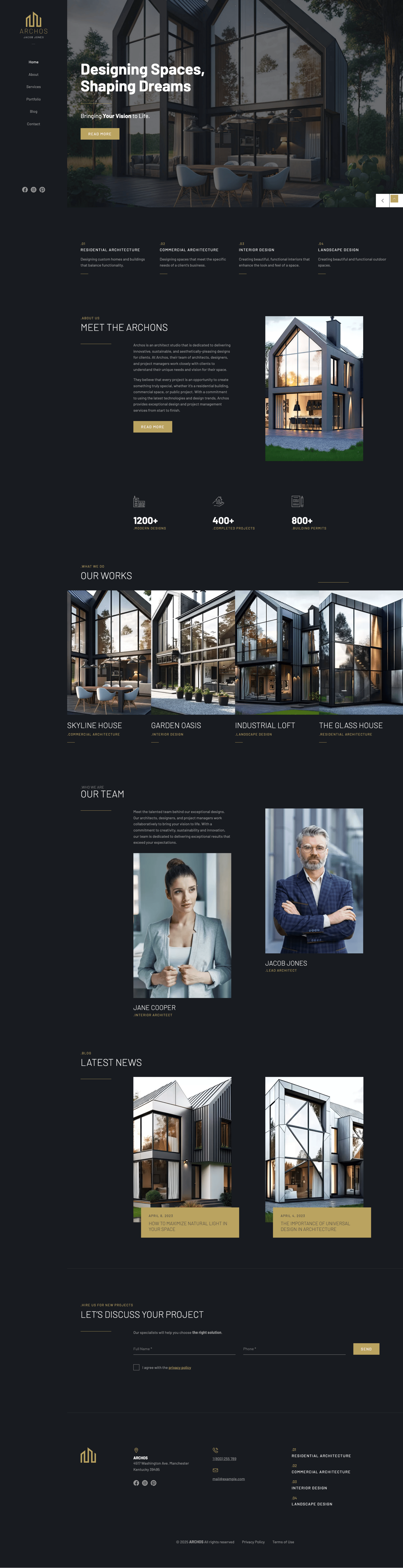 New Contao theme available: Architect One - Contao Themes & Extensions ...